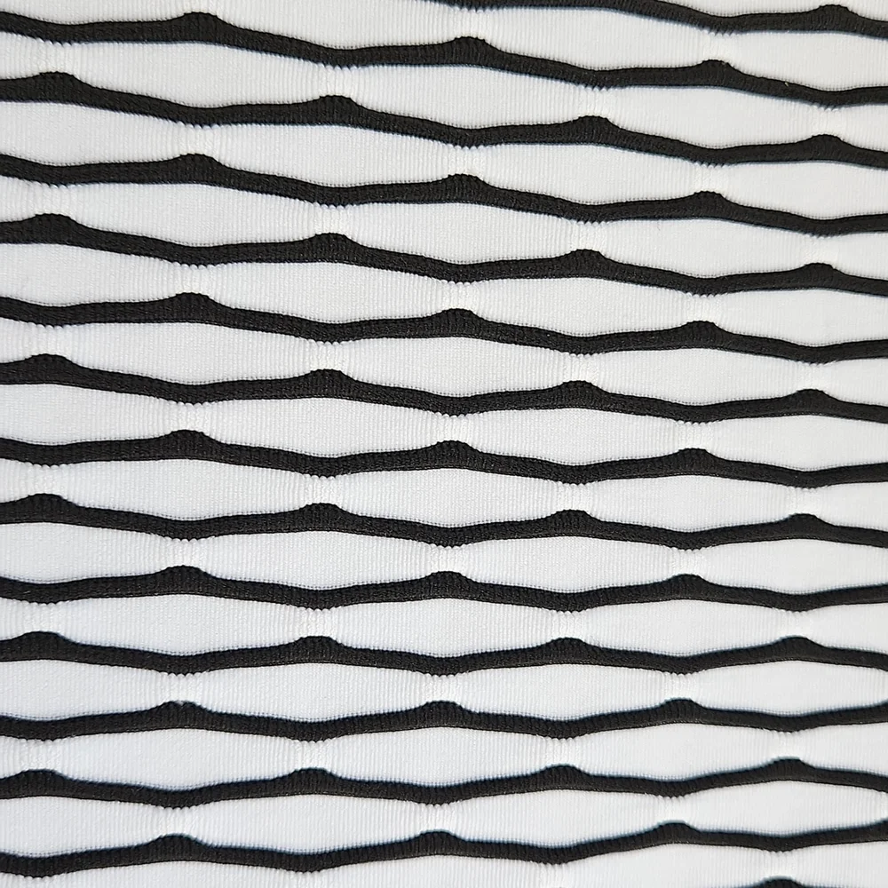 Liz Claiborne, Women's, M, w  Black then White and Black Waves Make a Offer - Picture 4 of 5